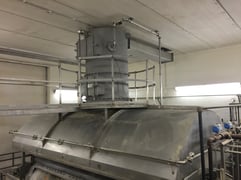 impinjet mounted on drum dryer