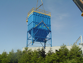 Industrial dust collection for pollution control